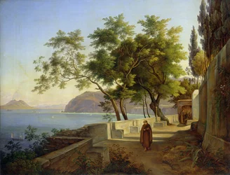 Die Terrasse der Kapuziner in Sorrent, 1828